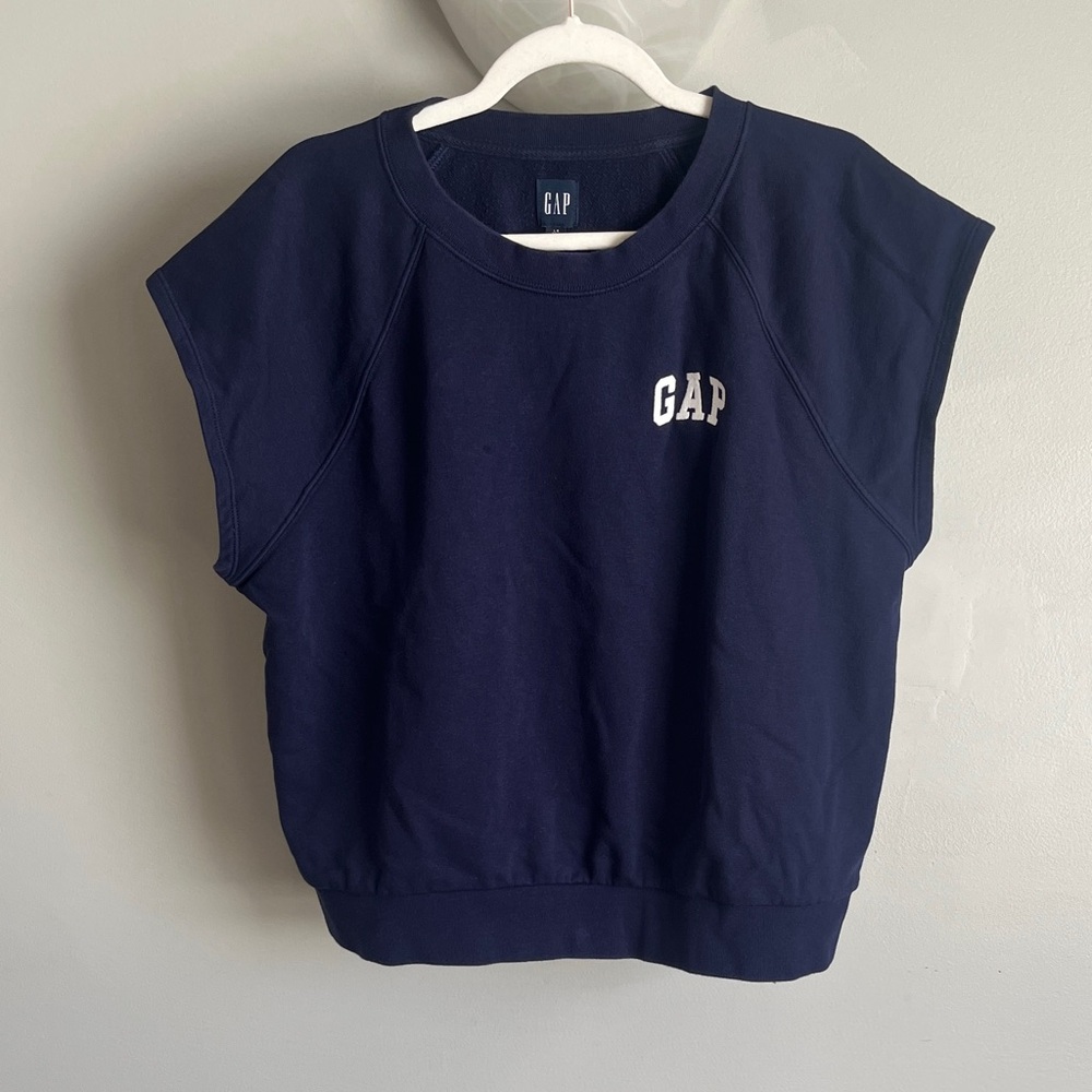 GAP Navy Sleeveless Top Size Large Tall